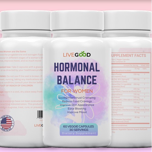 Women’s Wellness Supplement Packaging
