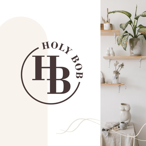 Monogram Logo for a pottery business