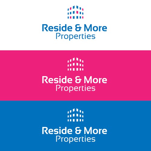 Vibrant logo for a real-estate company