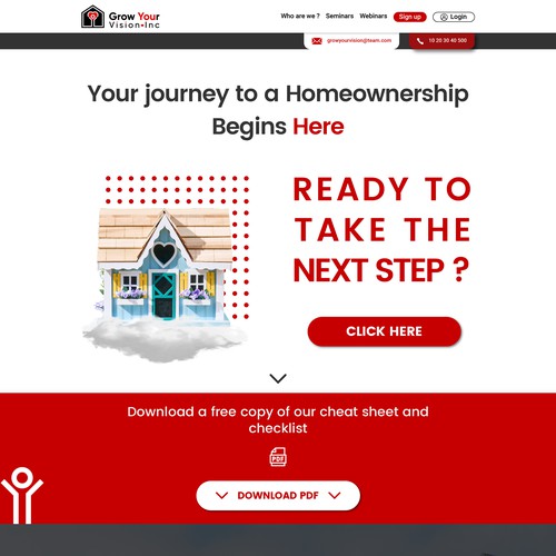 An elegant logo and web site for homeownership education company