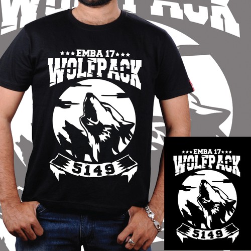 Tshirt Design Wolfpack