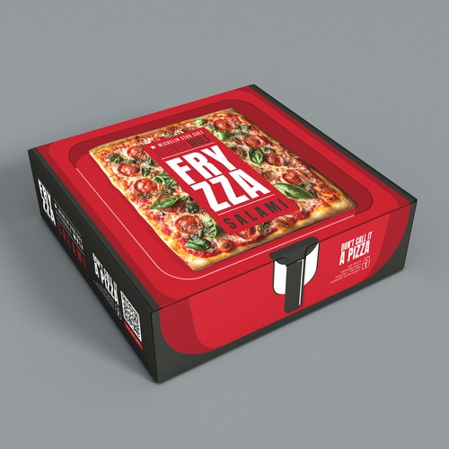 Fryzza packaging design