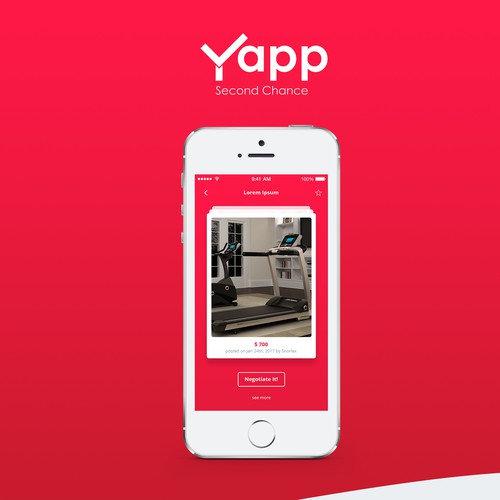 (declined) App Design Concept for Yapp 