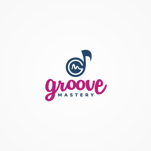 Logo concept for a online music education company