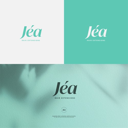 Logo for luxury hair extensions brand