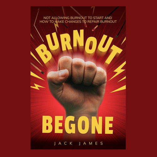 Dynamic book cover design in the theme of get off anxiety