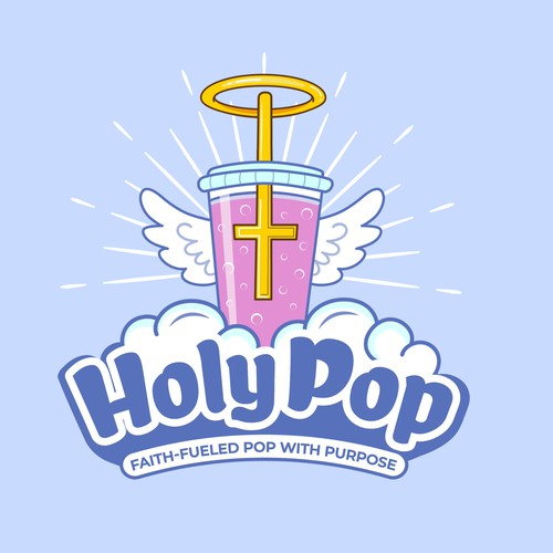 Logo for a Christian Soda