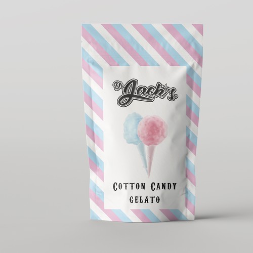Packaging concept for CBD Cotton Candy