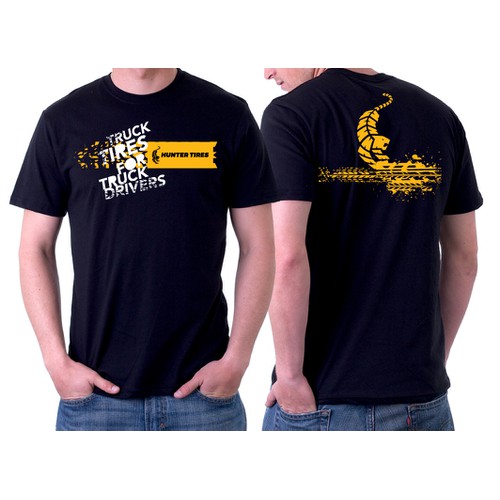 Hunter Tires T-Shirt Design