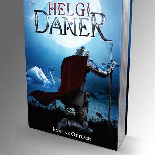 Best-selling, award-winning danish author: Create a book cover for new 500 page historical novel