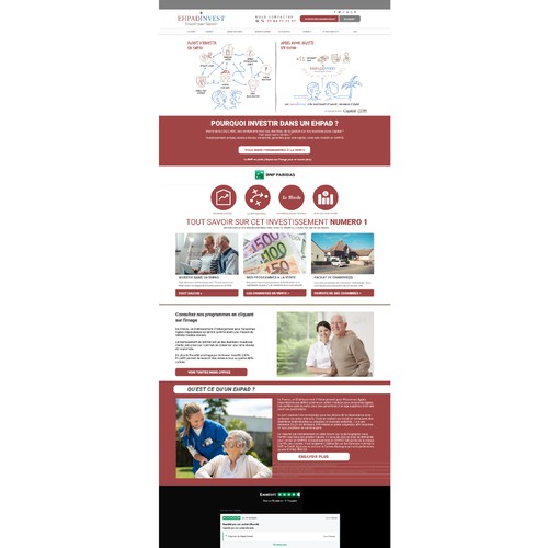 Refonte de siteweb pour fondes de retraite