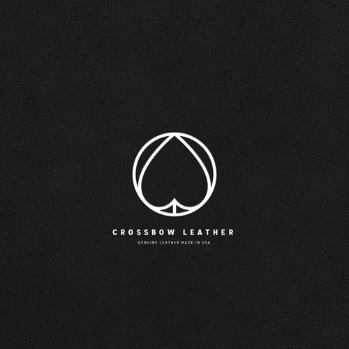 Logo for a leather company