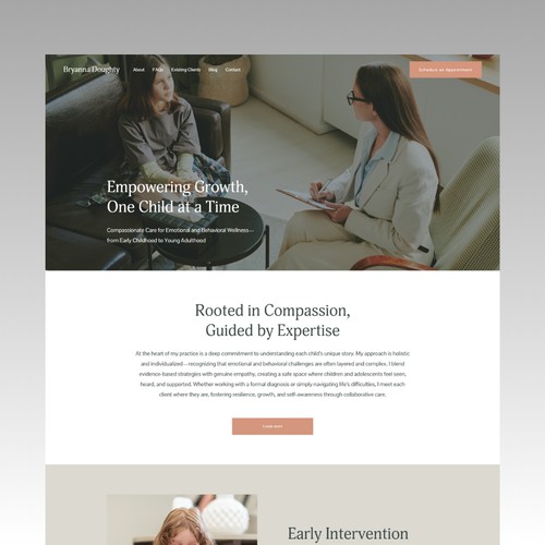 Squarespace Website for Bryanna Doughty LLC