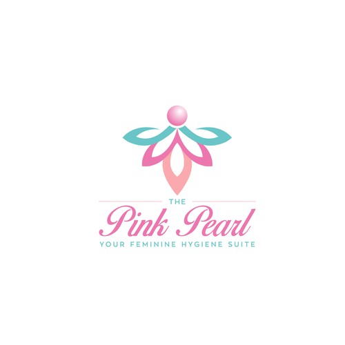 The Pink Pearl logo design