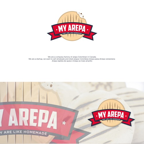 Logo concept for MY AREPA