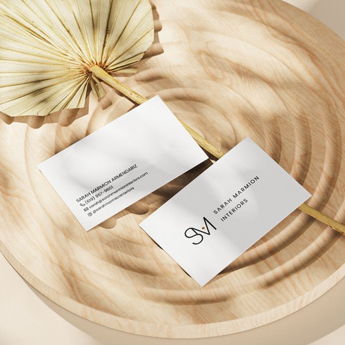 Logo and business cards design for an interior designer