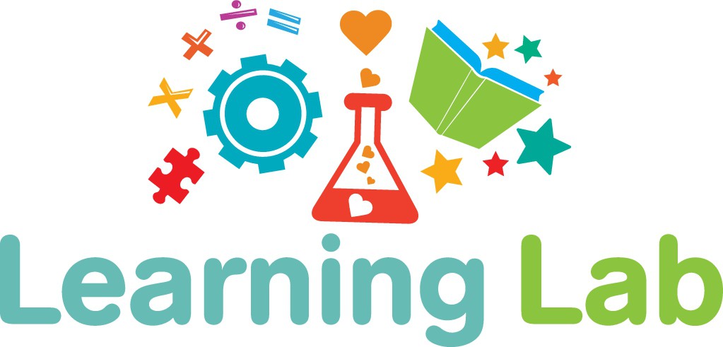 Fun, colorful logo for STEM childcare center