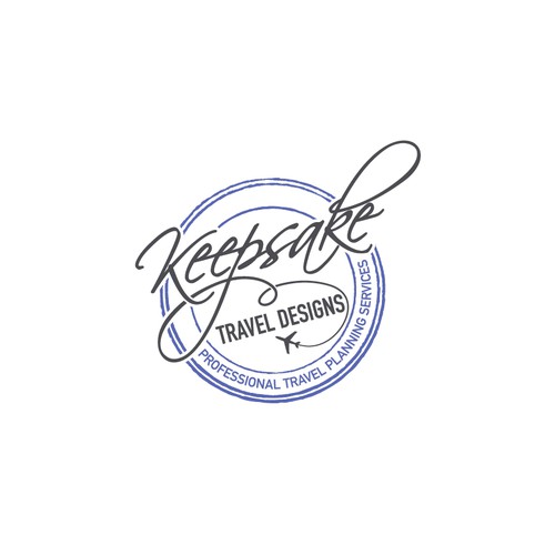 Logo for Keepsake Travel Designs, travel planning service