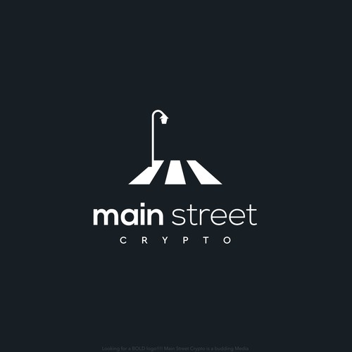 crypto logo with the letter M and Zebra Crossing