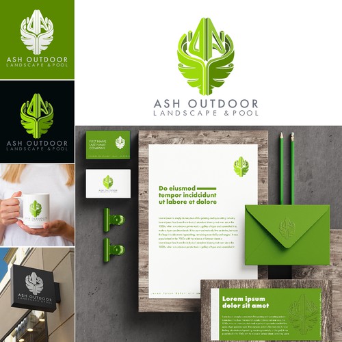 Ash Outdoor brand identity concept