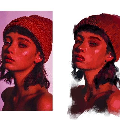 Realistic digital art