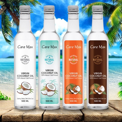 Coconut Oil Label Design