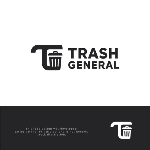 Bold logo for "TRASH GENERAL"