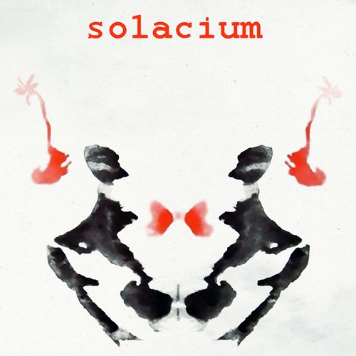 book cover design for novel Solacium