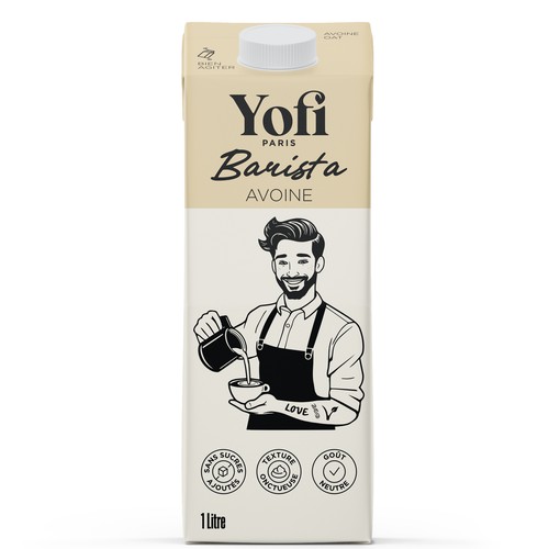 Yofi Barista Almond Milk – Packaging Design & Rebranding