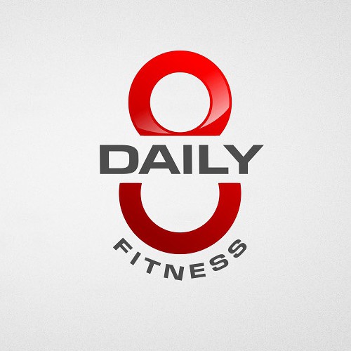 Fitness app icon and logo design