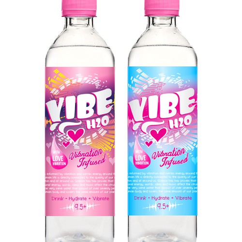 Create an AMAZING bottle design for a Premium Alkaline Water Company.