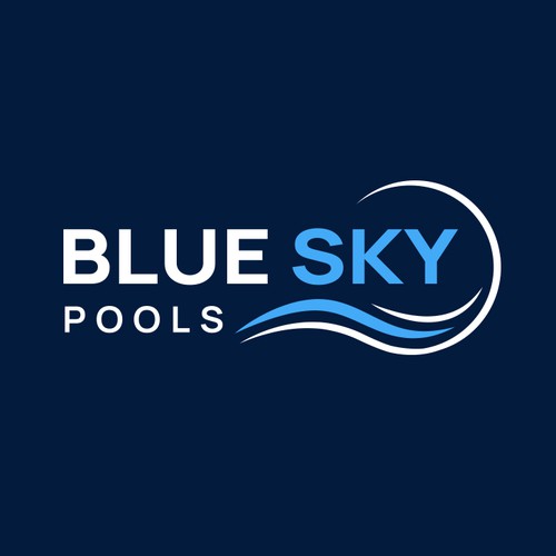 Logo for pool constructors