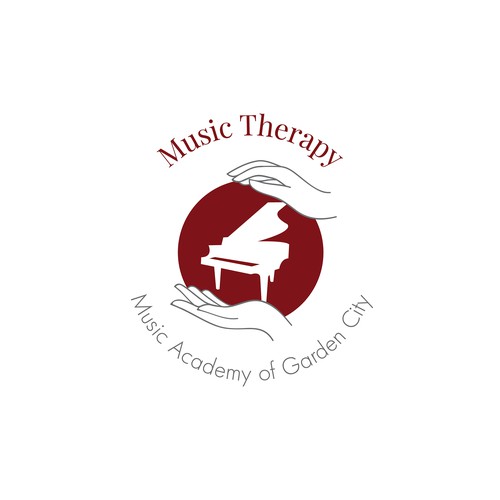 Classic logo concept for music therapy