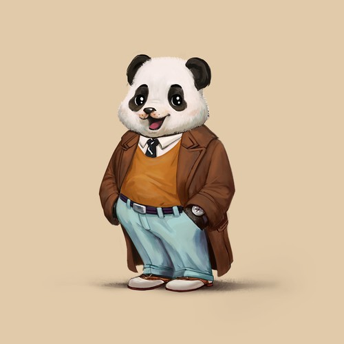 Trendy panda