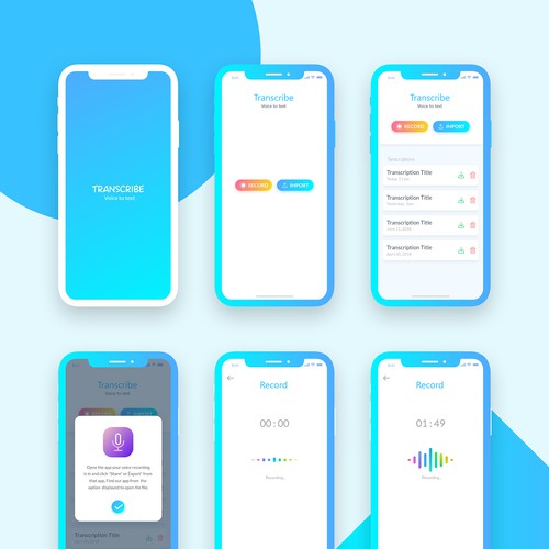 Transcribe,  Voice to text converter 