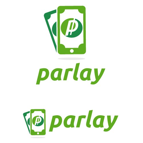 iPhone/Cash logo for a social betting mobile app