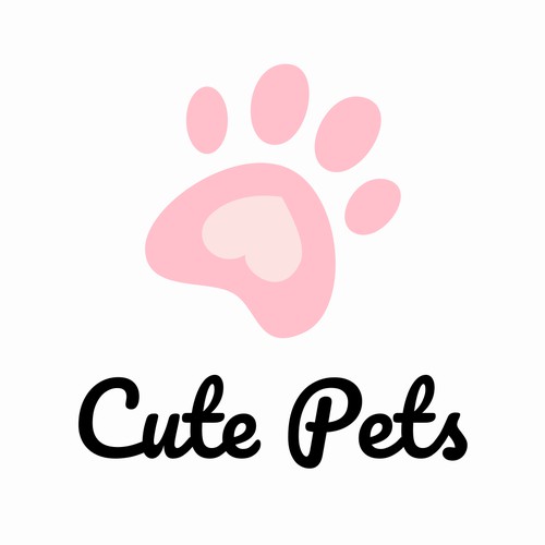 Logo concept for a girly, pet-based game