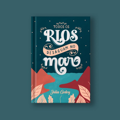 Todos os rios deságuam no mar - Book Cover Illustration