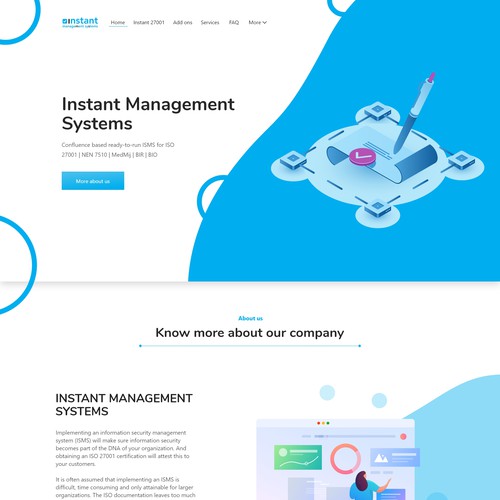 Landing page 