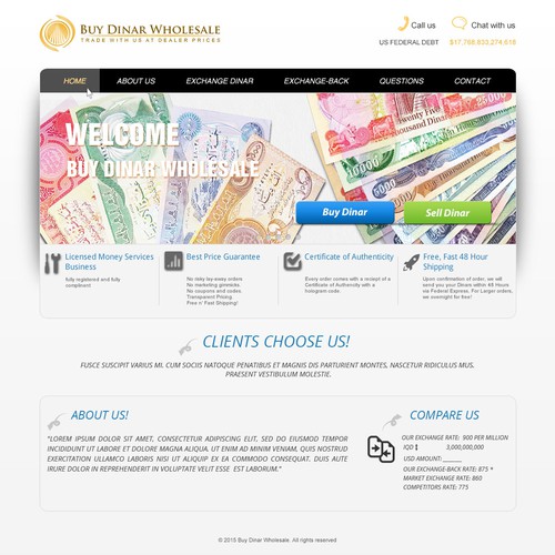 Buy Dinar Website!