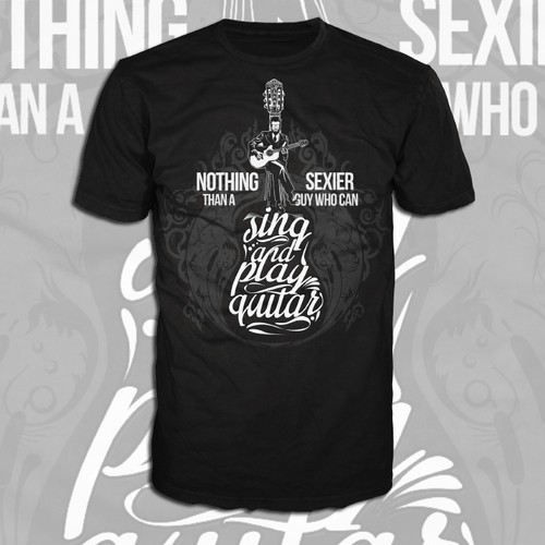 Design T-shirt for Guitar Player