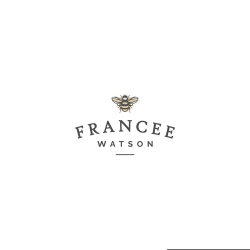 Elegant and organic logo for artisan beekeeper