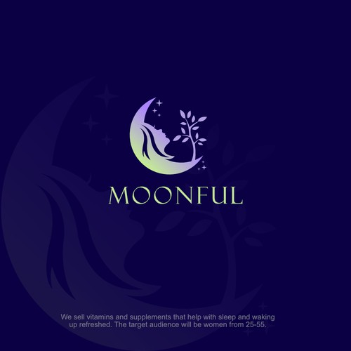 moon and women logo