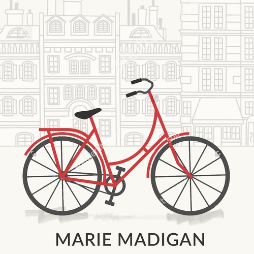 Create a captivating book cover about a cycling journey through France