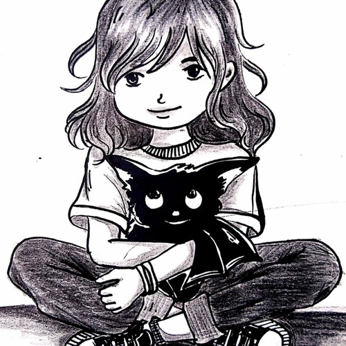 Hand drawing illustration for children's book illustration