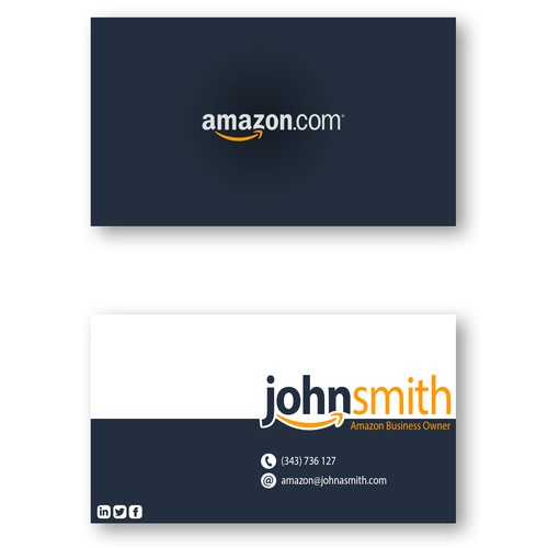 Unique business card for amazon vendor