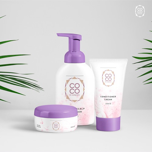 Mockup for cosmetic brand