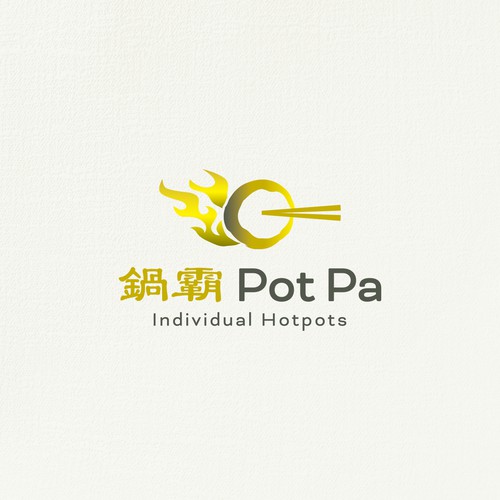 Asian hotpot restaurant logo