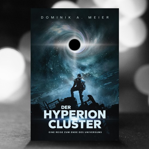 Book cover design for a sci-fi story