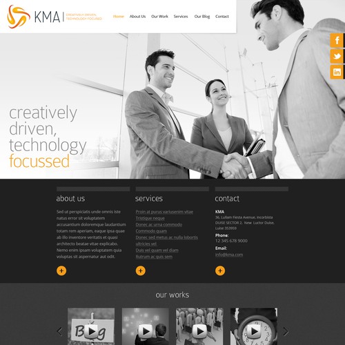 Guaranteed: Create the next website design for KMA